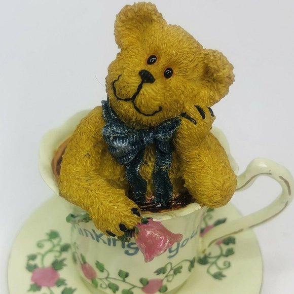 Boyds Bear Teabearies Wink Teabearie Thinking of u - Picture 2 of 10